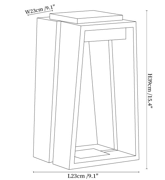 Elira Solar Outdoor Bollard Light