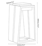 Elira Solar Outdoor Bollard Light