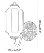Elliot Glass Wall Lamp