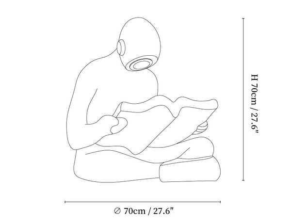 Elliott Reading Sculpture Floor Lamp