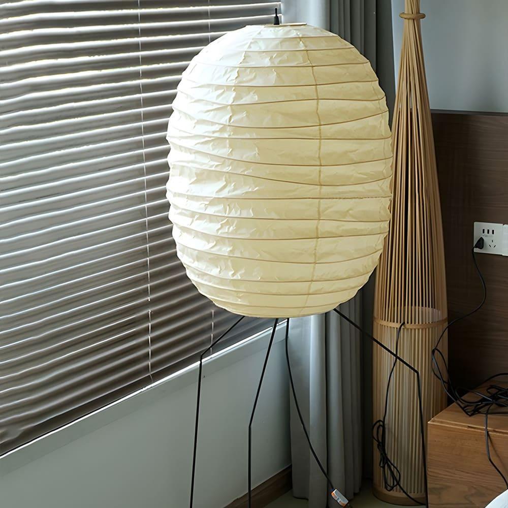 Ellipsa Rice Paper Lantern Floor Lamp
