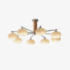 Elliptical Persimmon Chandelier