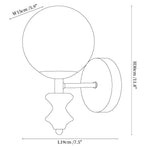 Elodie Globe Wall Sconce