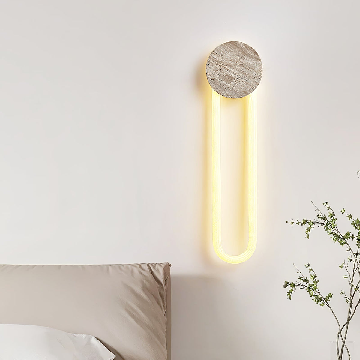 Eloen Travertine Wall Light