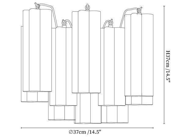 Eloria Glass Wall Sconce