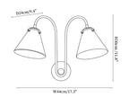 Elowen Alabaster Twin Wall Sconce