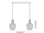 Elowen Fluted Opal Pendant Lamp