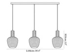 Elowen Fluted Opal Pendant Lamp