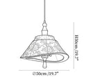 Elowen Tapered Pendant Lamp