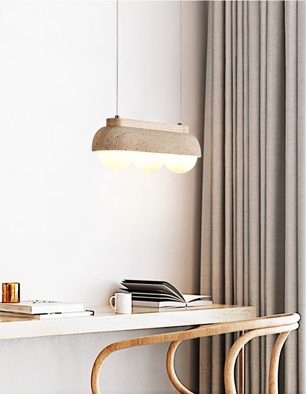 Elowen Travertine Pendant Light
