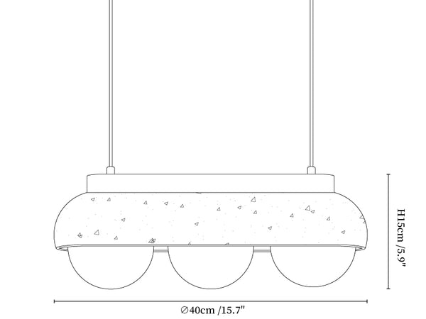 Elowen Travertine Pendant Light