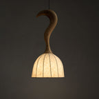 Elowen Twisted Wood Pendant Light