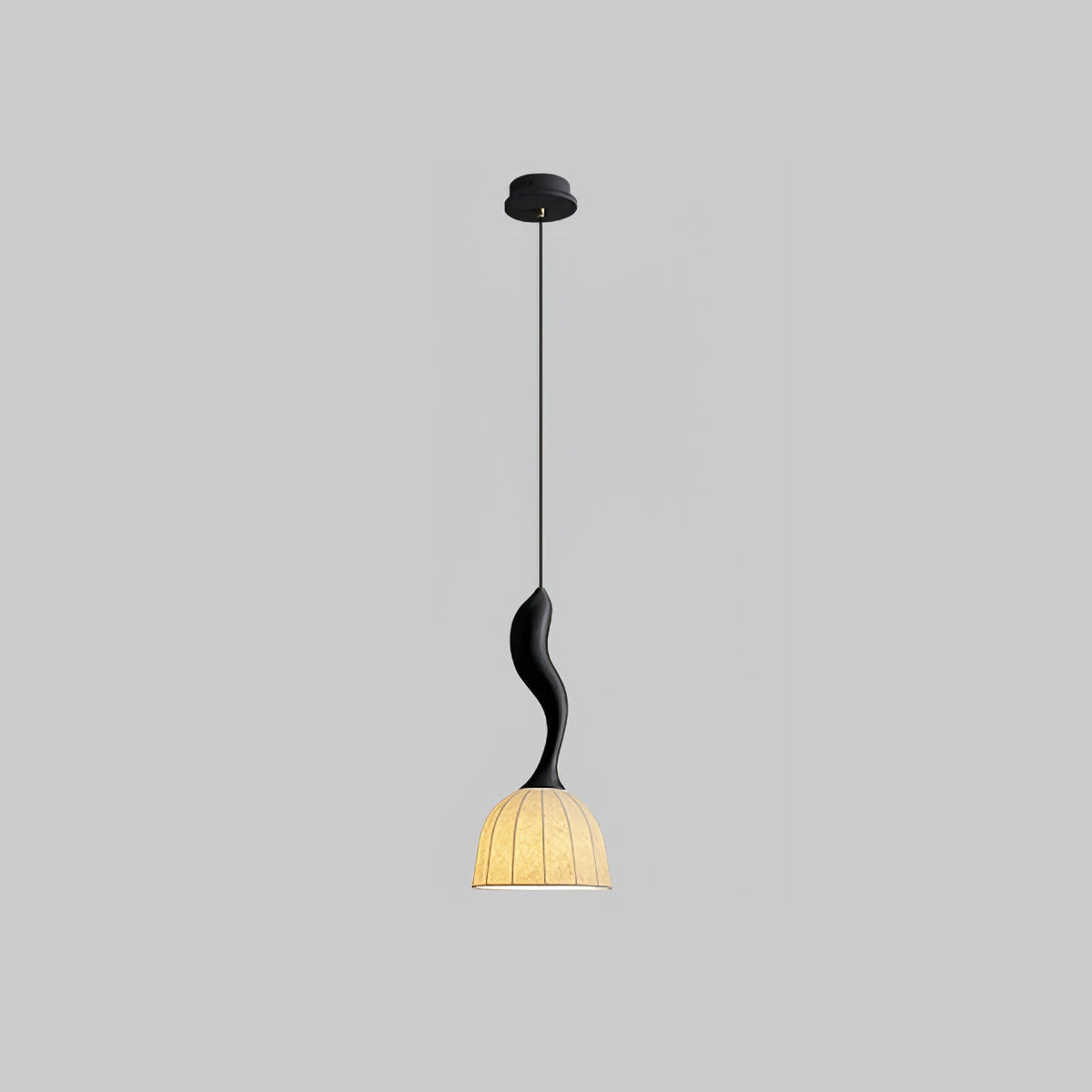 Elowen Twisted Wood Pendant Light