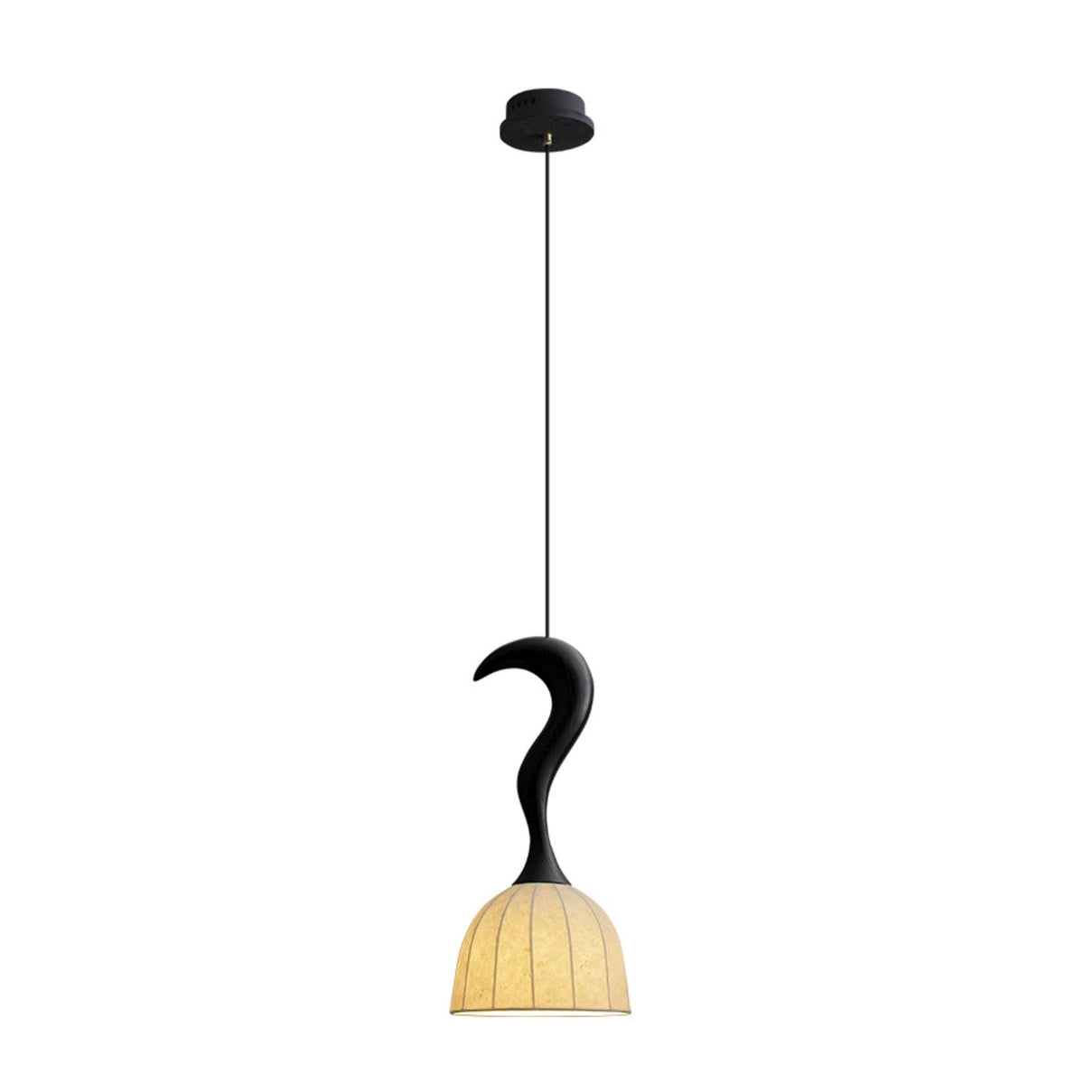 Elowen Twisted Wood Pendant Light
