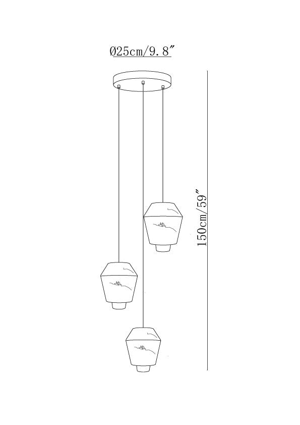 Elvian Alabaster Pendant Light