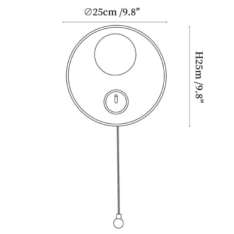 Elwood Pull Wall Lamp