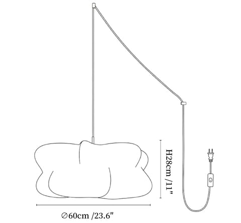 Elysia Pendant Swag Light