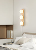 Elysian Travertine Plug - in Wall Light