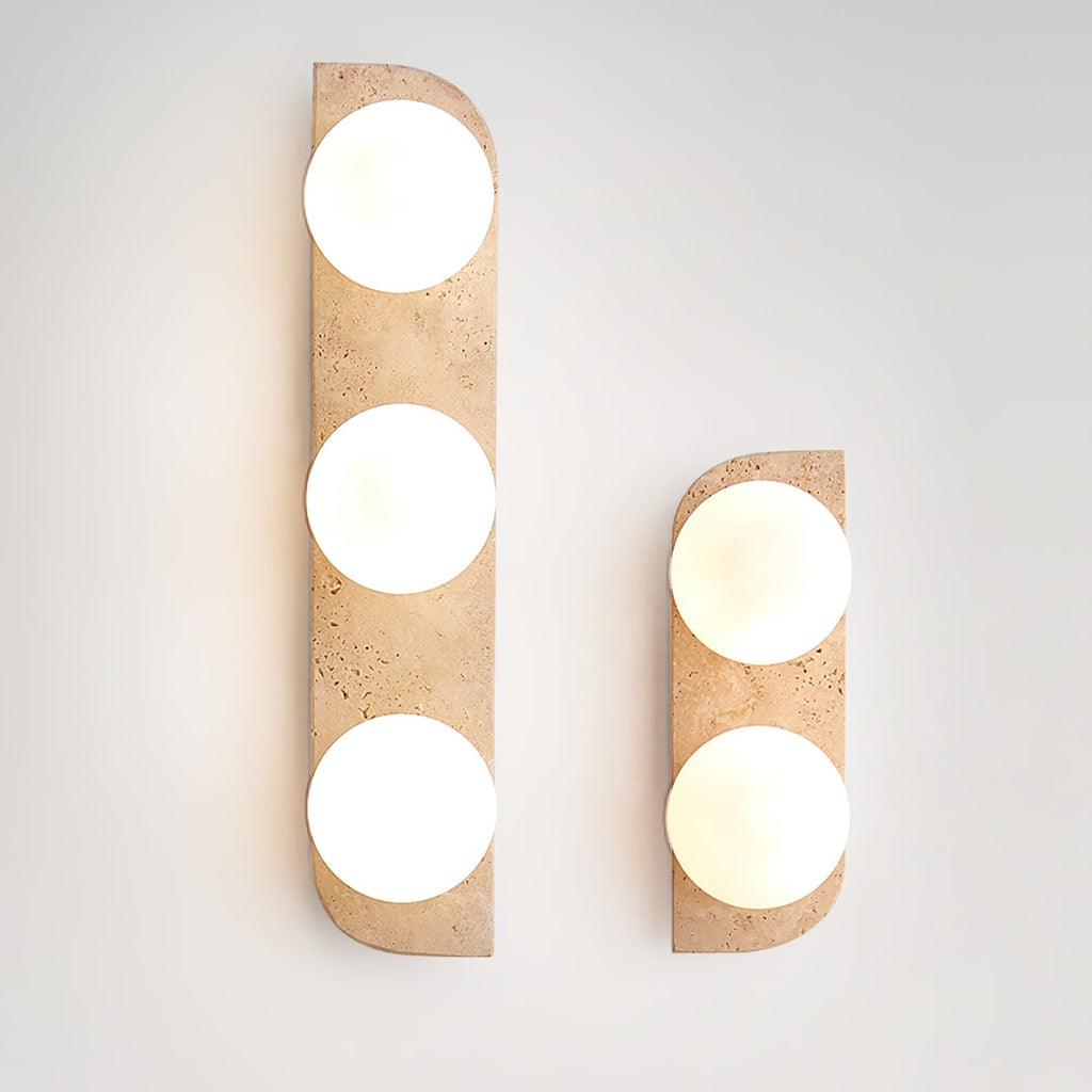 Elysian Travertine Wall Light