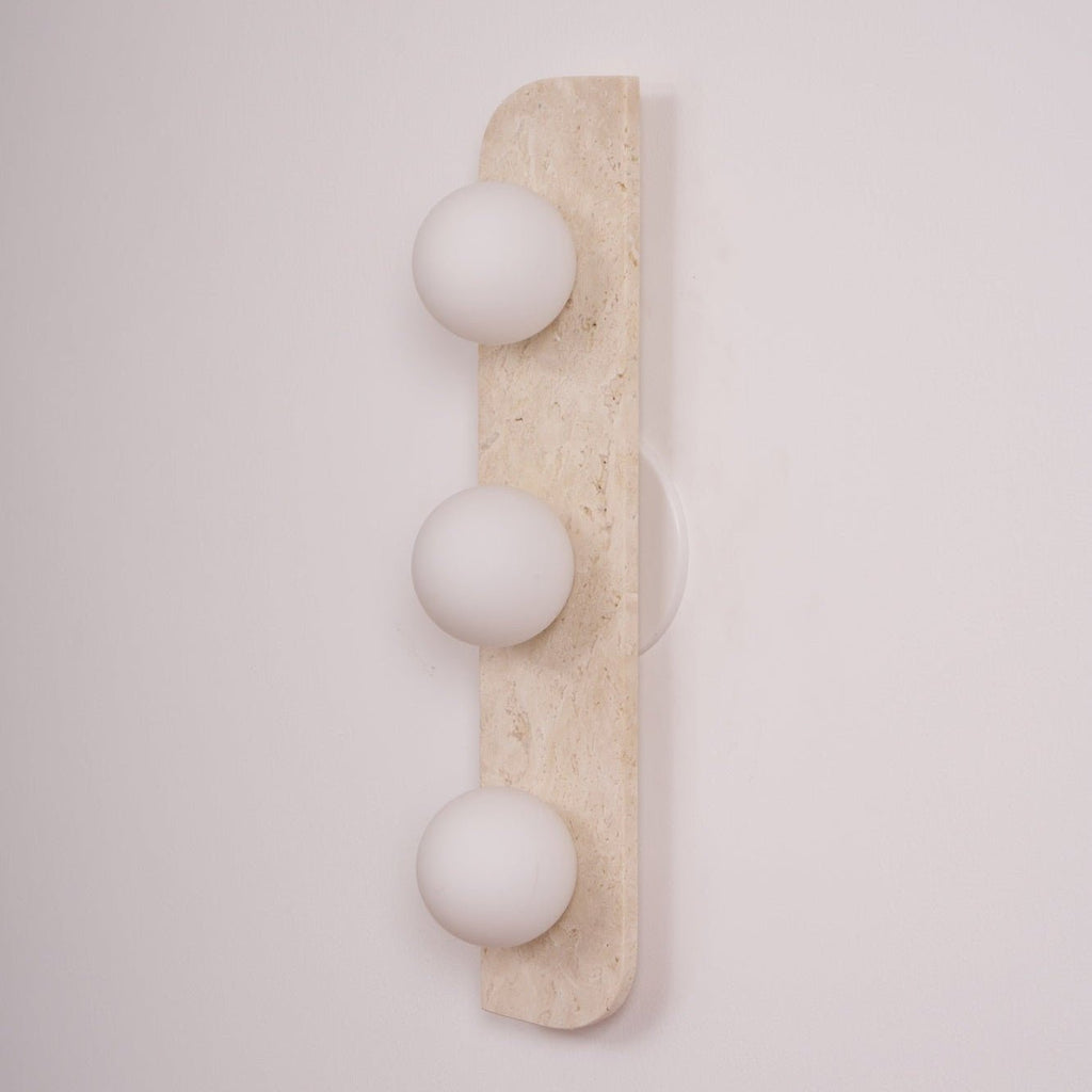 Elysian Travertine Wall Light