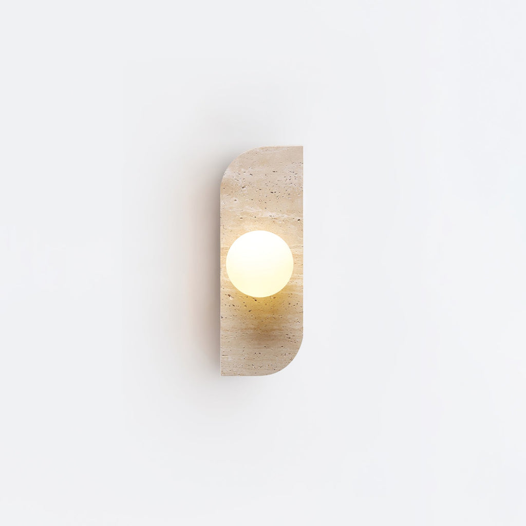 Elysian Travertine Wall Light