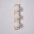 Elysian Travertine Plug - in Wall Light