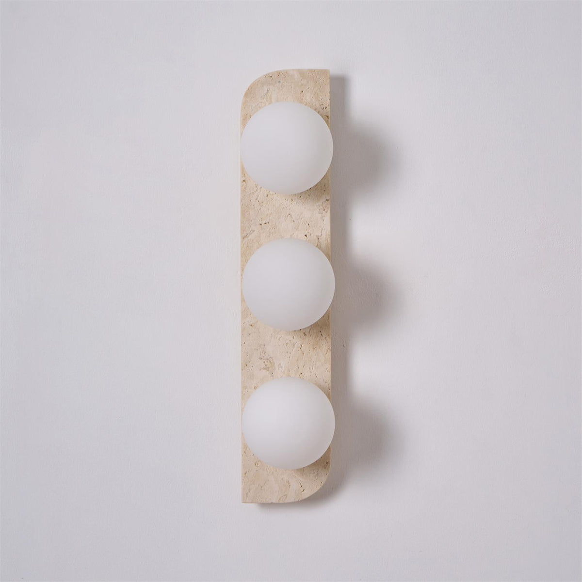 Elysian Travertine Plug - in Wall Light