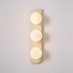 Elysian Travertine Plug - in Wall Light