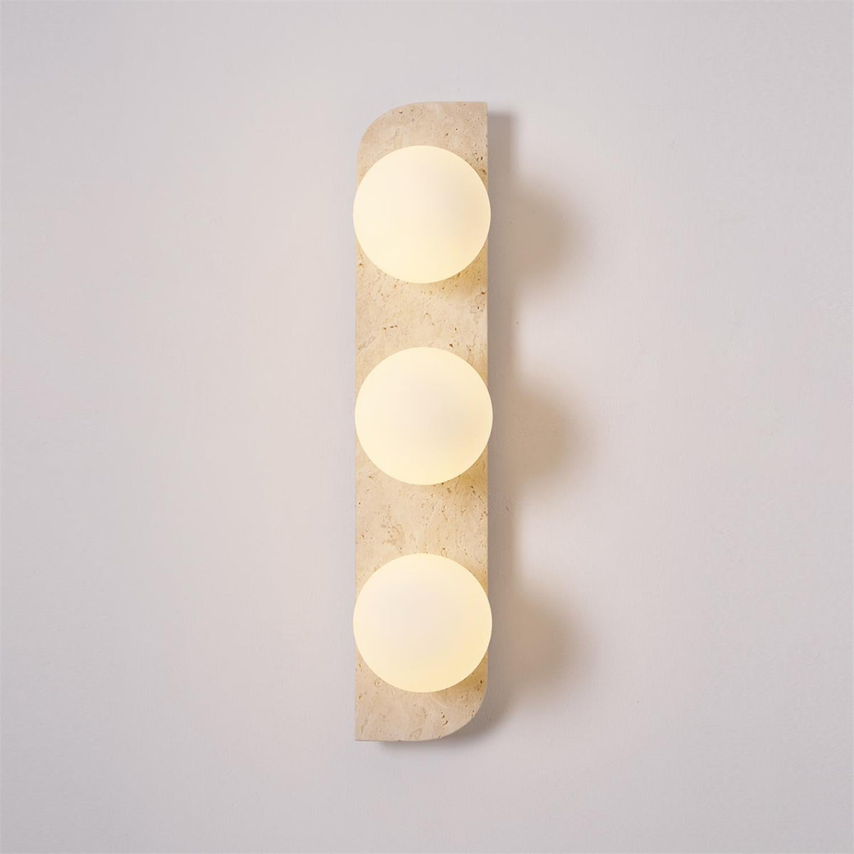 Elysian Travertine Plug - in Wall Light