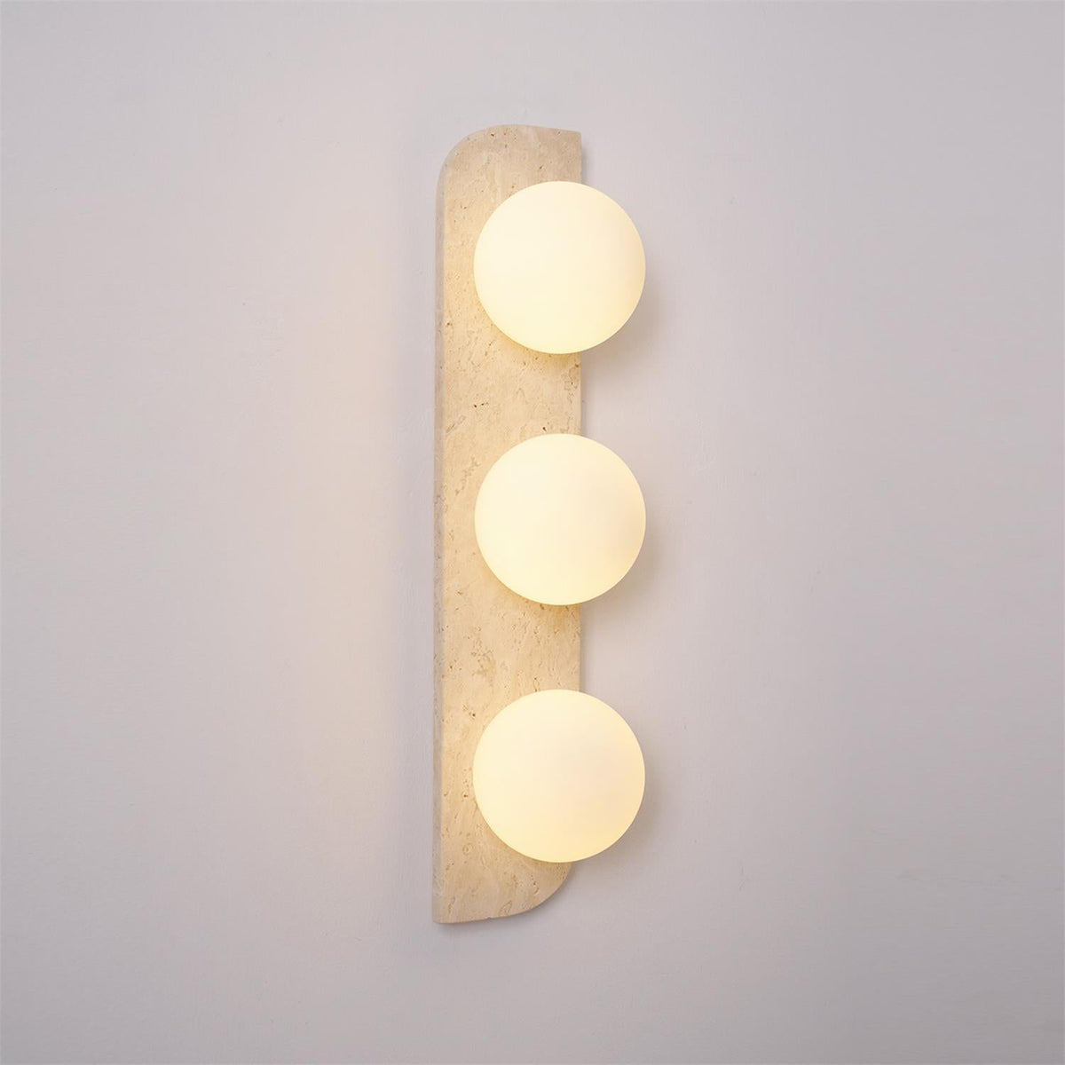 Elysian Travertine Plug - in Wall Light