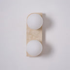 Elysian Travertine Plug - in Wall Light