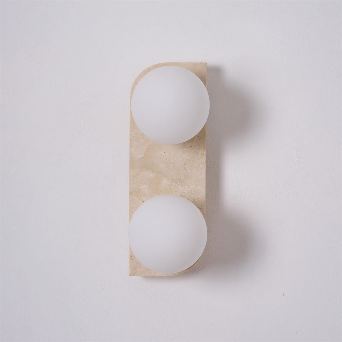 Elysian Travertine Plug - in Wall Light