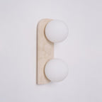 Elysian Travertine Plug - in Wall Light