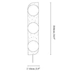 Elysian Travertine Plug-in Wall Light