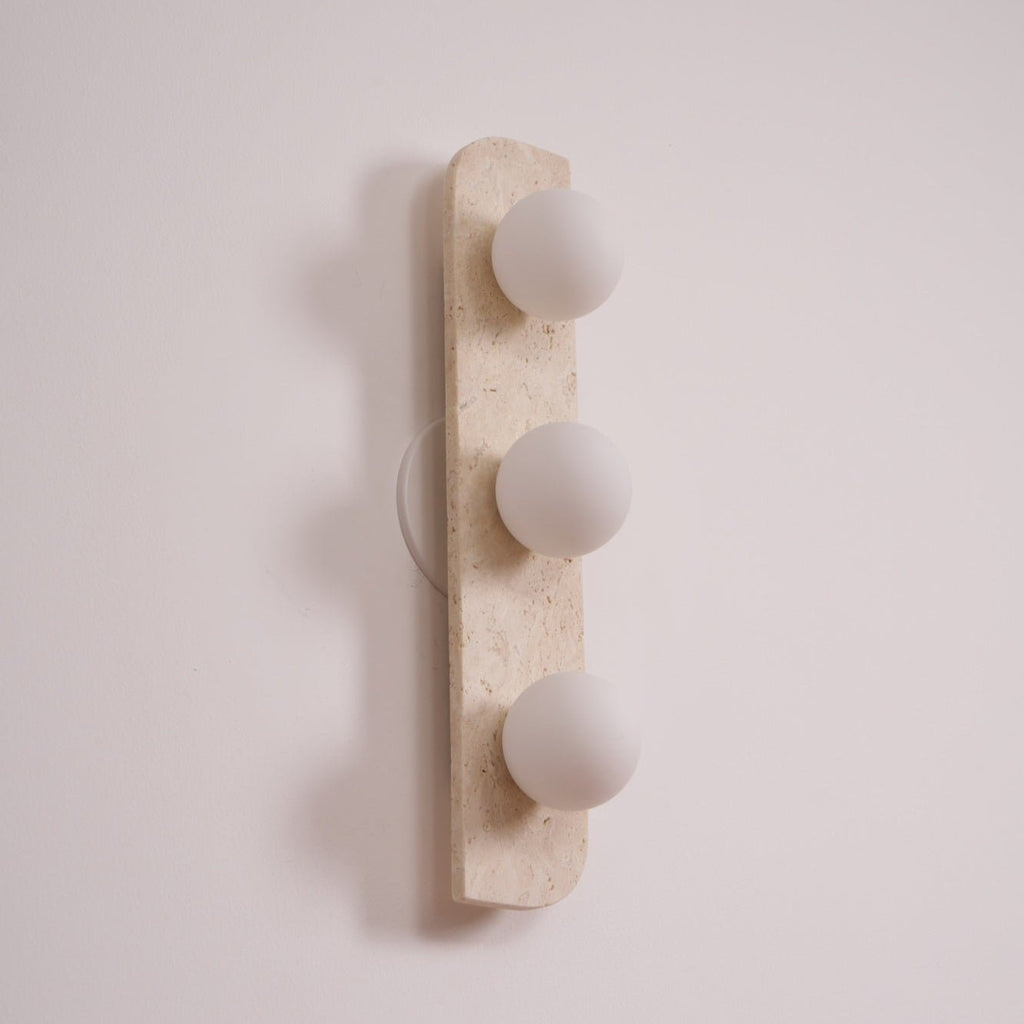 Elysian Travertine Wall Light
