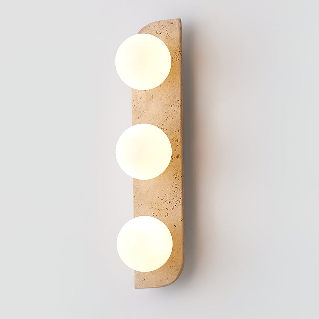 Elysian Travertine Wall Light