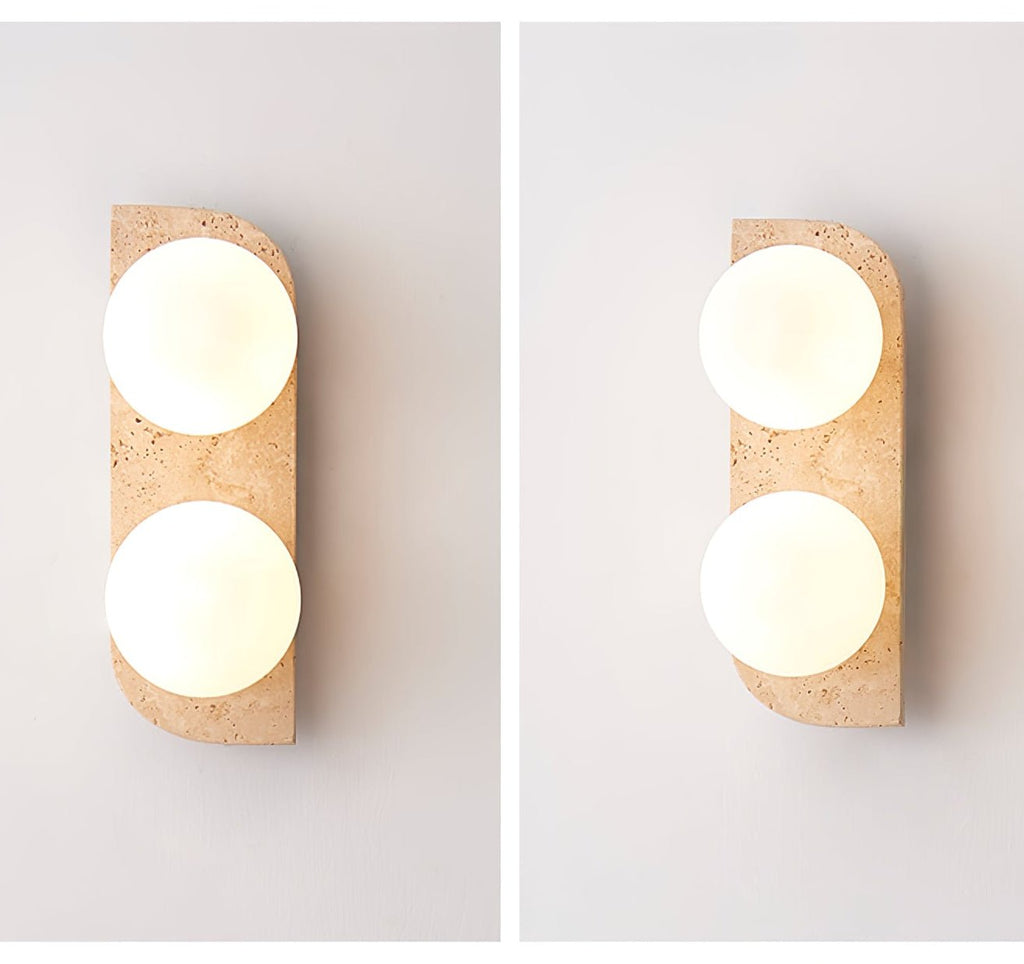 Elysian Travertine Wall Light