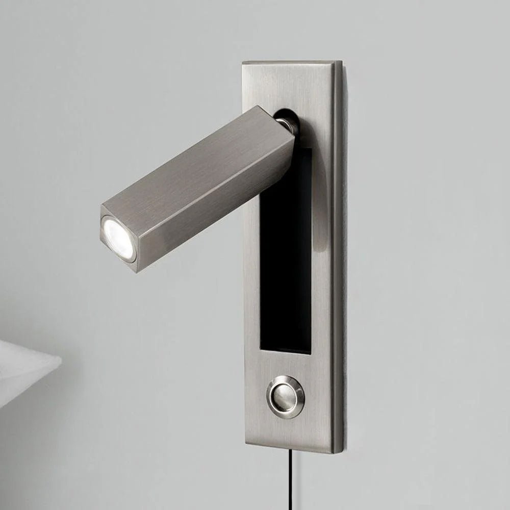 Embedded Bedside Plug - in Sconce