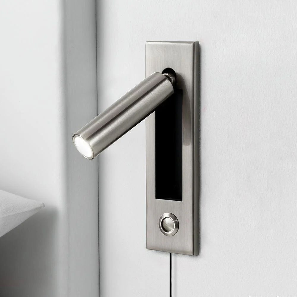 Embedded Bedside Plug - in Sconce