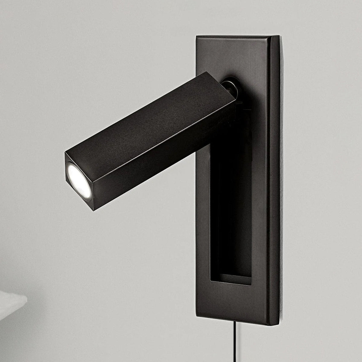 Embedded Bedside Plug - in Sconce
