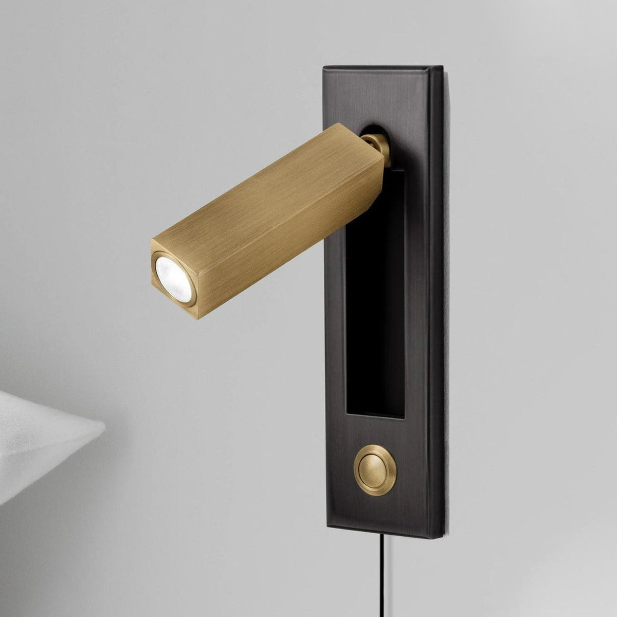 Embedded Bedside Plug - in Sconce