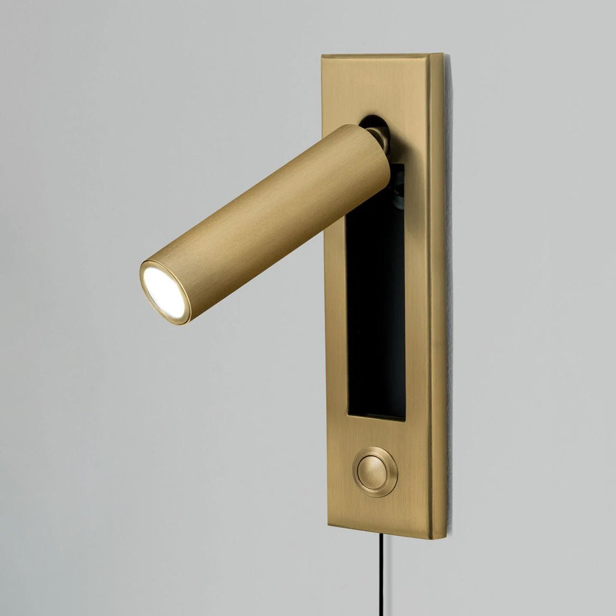 Embedded Bedside Plug - in Sconce