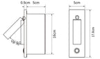 Embedded Bedside Plug-in Sconce