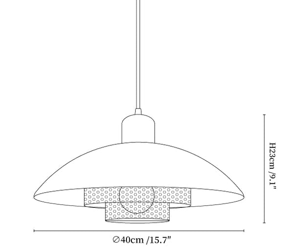 Ember Dome Pendant Light
