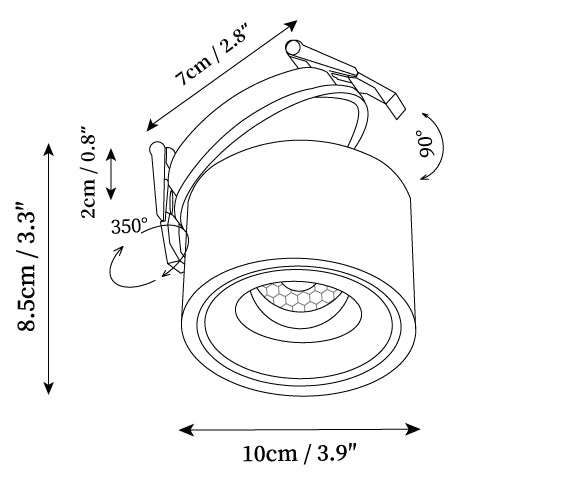 Modern Ember Recessed LED Downlight