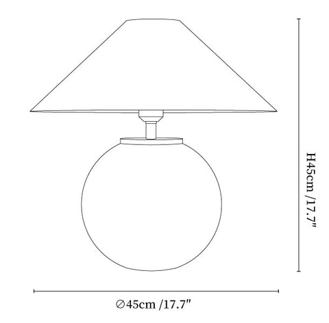 Emberveil Table Lamp