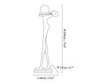 Embrace Ball Sculpture Floor Lamp