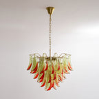 Emerald Flame Murano Glass Chandelier