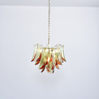 Emerald Flame Murano Glass Chandelier