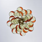 Emerald Flame Murano Glass Chandelier